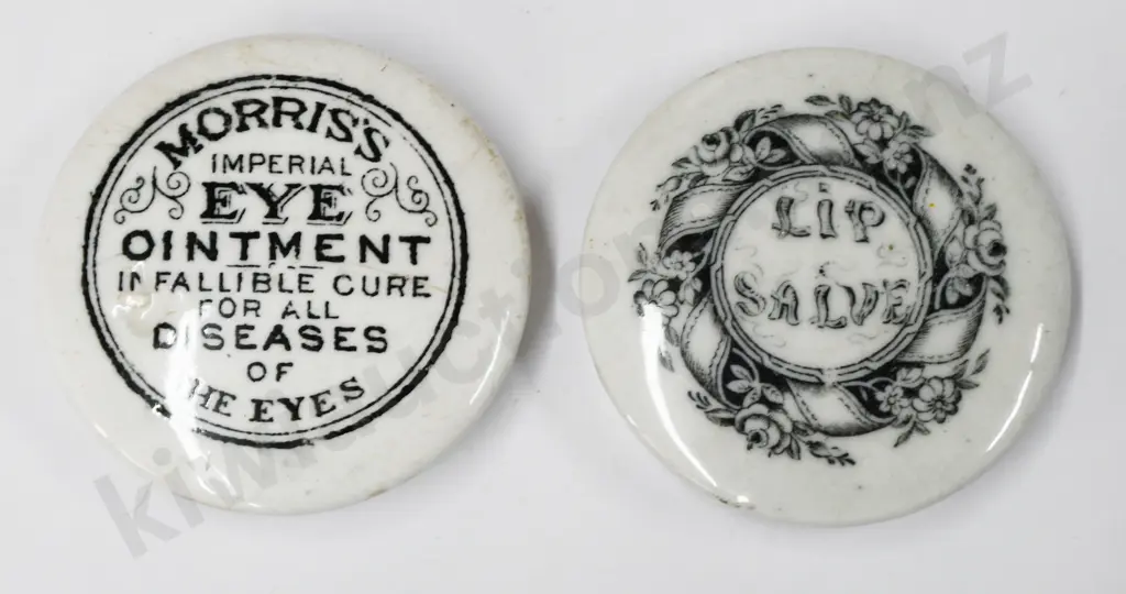 EYE OINTMENT, LIP SALVE POT LIDS Image 1++
