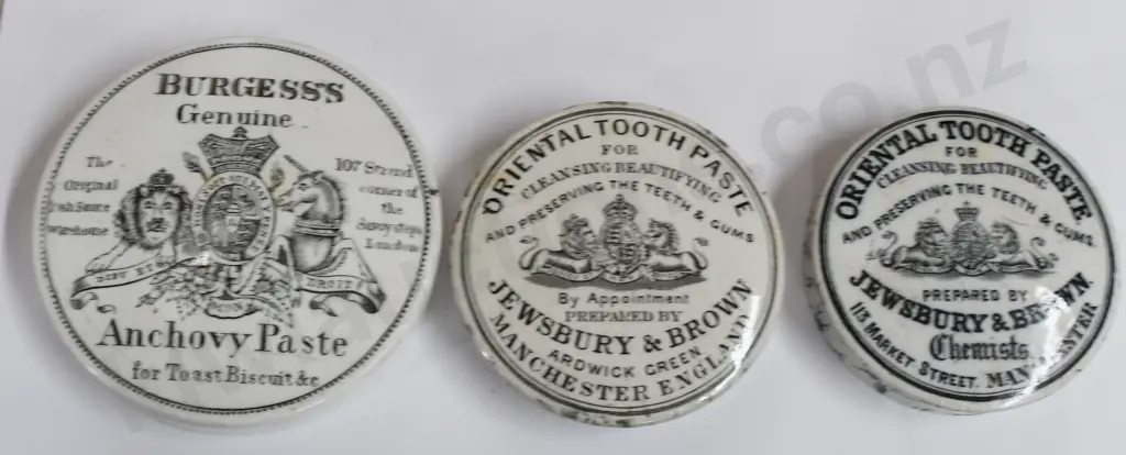 BURGESS'S, JEWSBURY & BROWN POT LIDS Image 1++