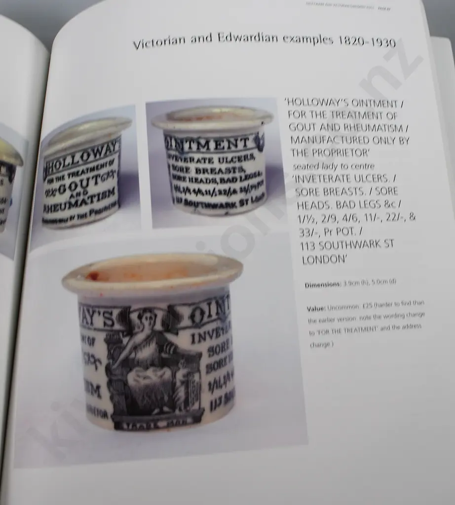 OINTMENT POTS REFERENCE BOOKS Image 1++