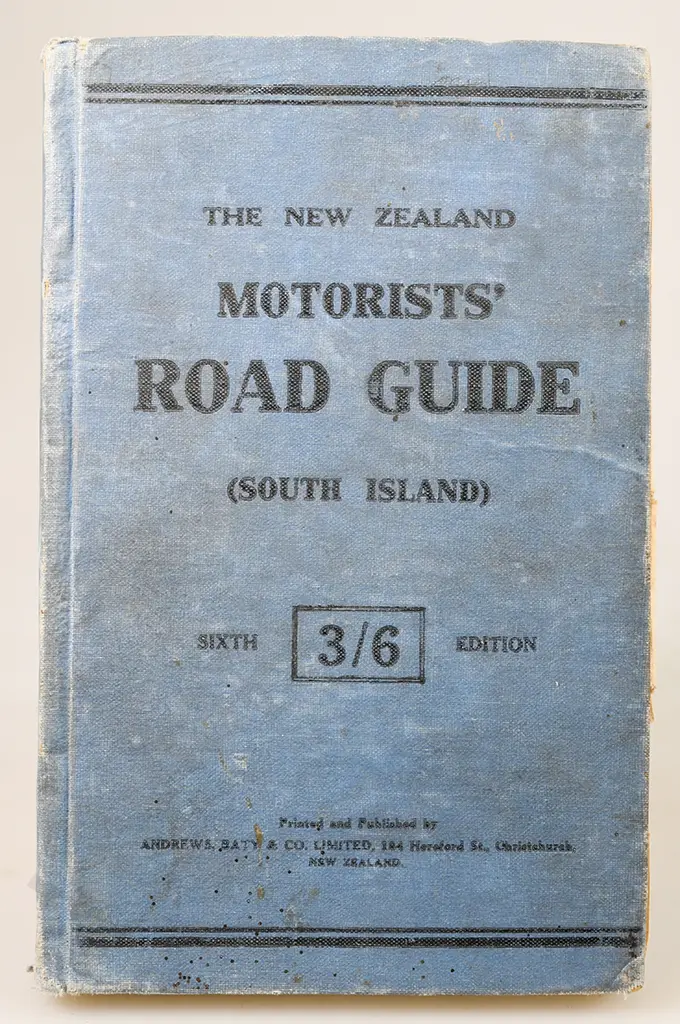 MOTORISTS ROAD GUIDE SOUTH ISLAND BOOK Image 1++