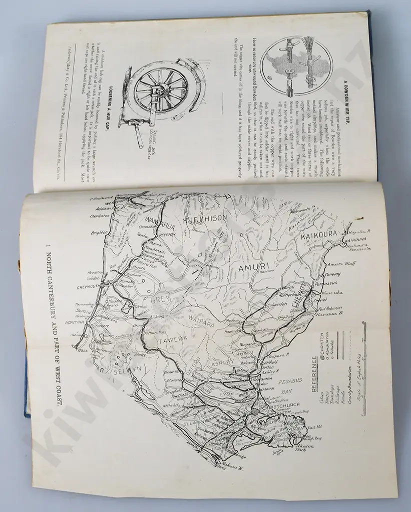 MOTORISTS ROAD GUIDE SOUTH ISLAND BOOK Image 1++