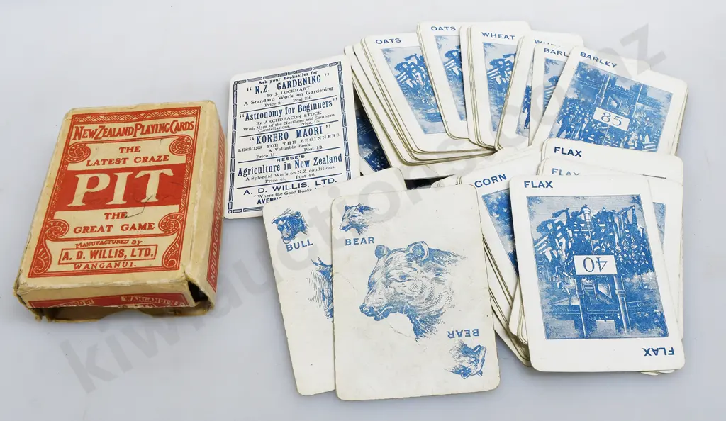 PIT CARD GAME A D WILLIS WANGANUI Image 1++