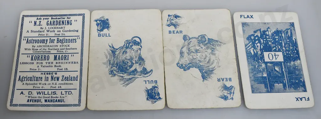 PIT CARD GAME A D WILLIS WANGANUI Image 1++