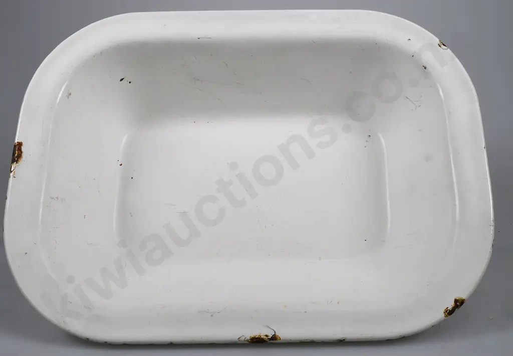 UNION STEAMSHIP LARGE ENAMEL PIE DISH, DRINKING GLASS Image 1++