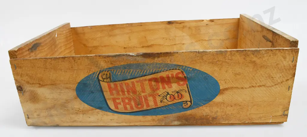 HINTONS FRUIT WOODEN BOX Image 1++