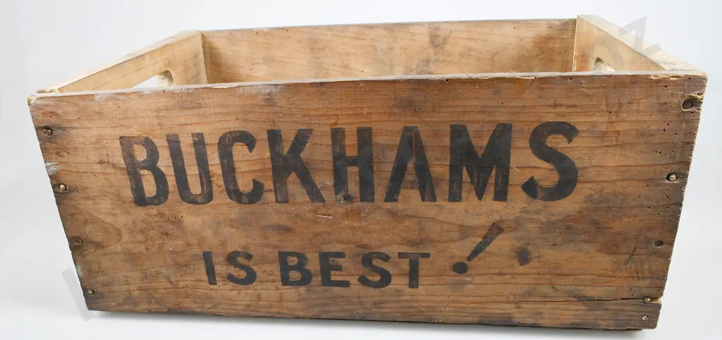 BUCKHAMS IS BEST (QUEENSTOWN) SOFT DRINK CRATE Image 1++