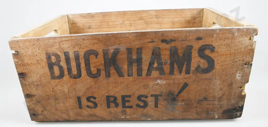 BUCKHAMS IS BEST (QUEENSTOWN) SOFT DRINK CRATE Image 1++