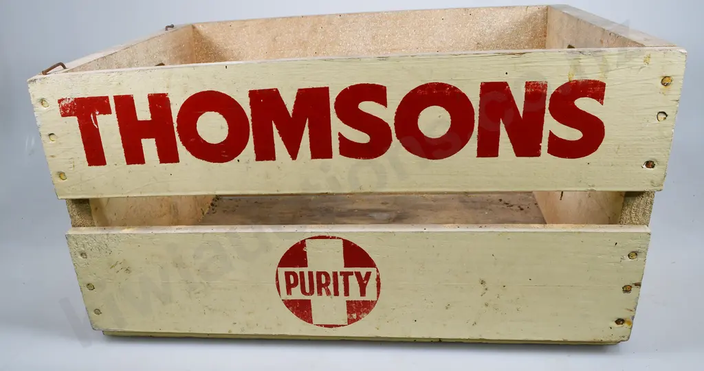 THOMSONS (DUNEDIN) BOTTLE CRATE Image 1++