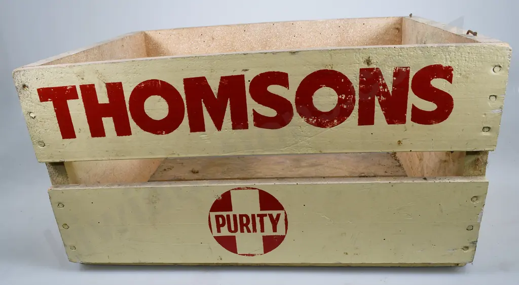 THOMSONS (DUNEDIN) BOTTLE CRATE Image 1++