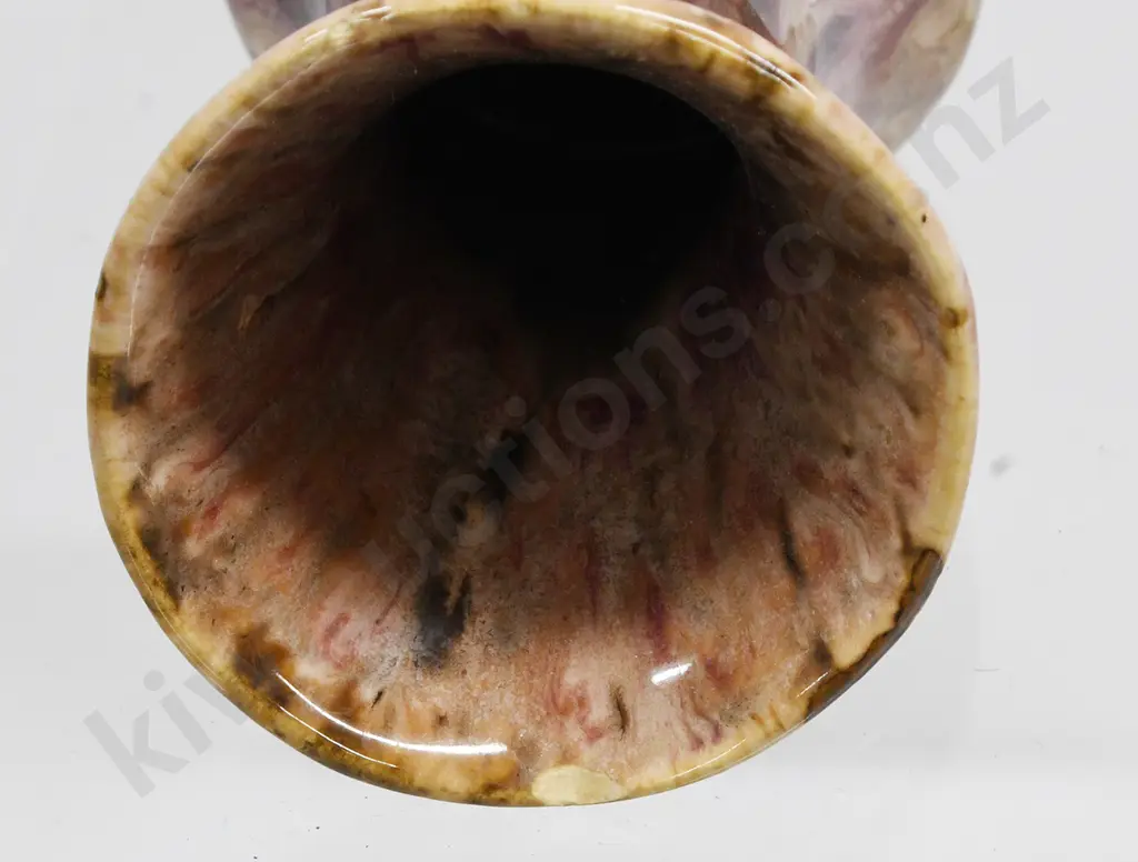 CROWN LYNN TRICKLE GLAZED VASE Image 1++
