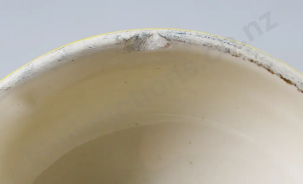 CROWN LYNN GINGER JAR YELLOW Image 1++