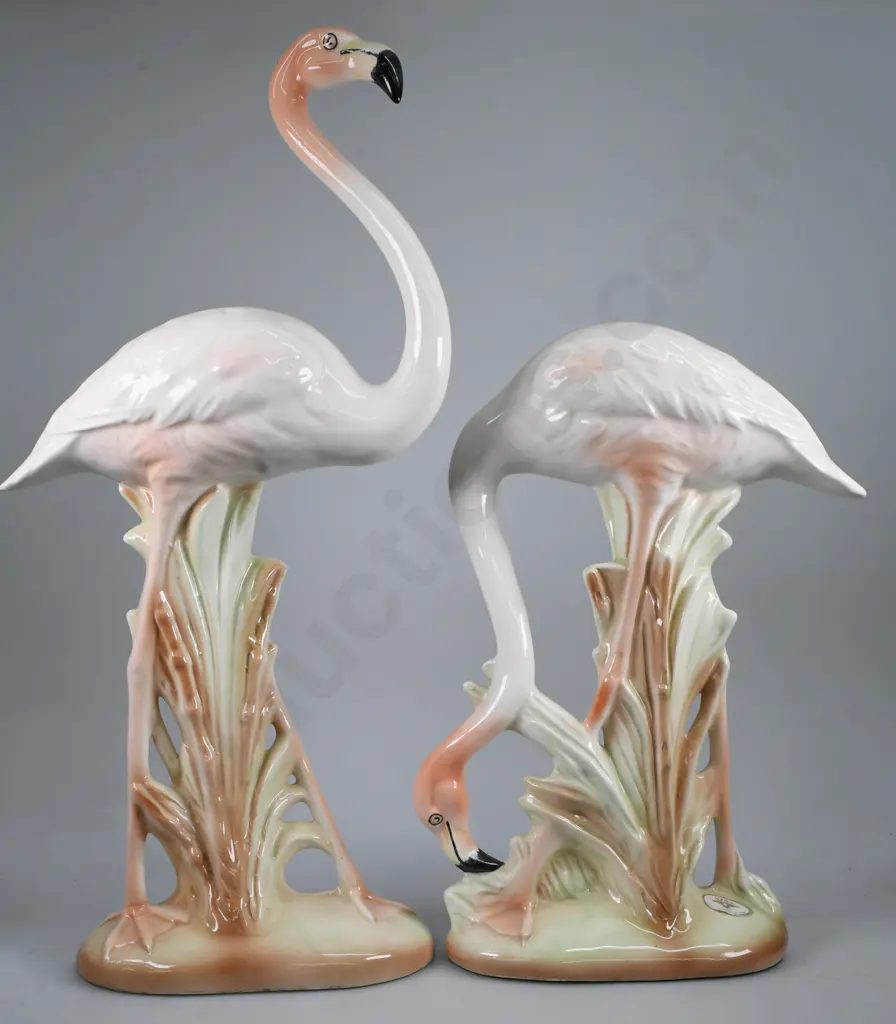 AQUILA POTTERY FLAMINGOES Image 1++