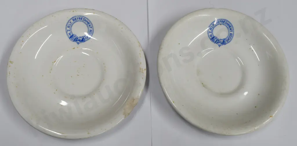 NEW ZEALAND RAILWAY CUP AND SAUCERS Image 1++