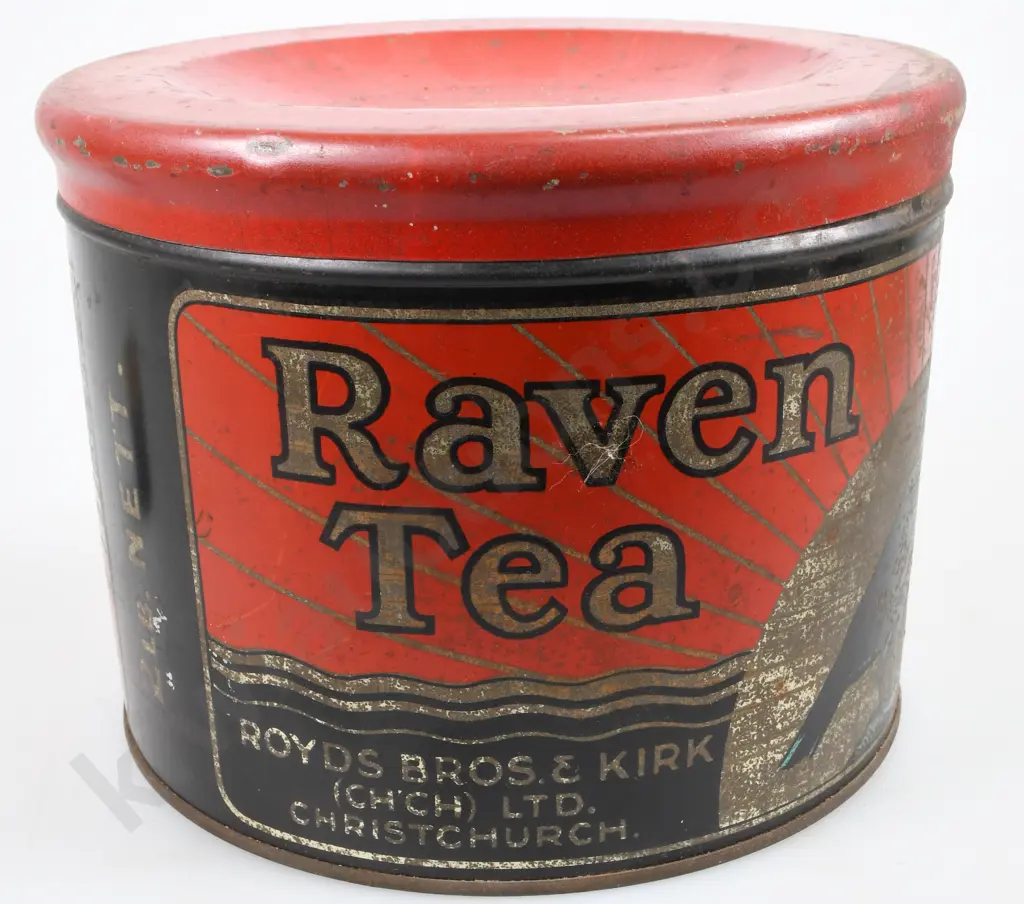 RAVEN TEA TIN CHRISTCHURCH Image 1++