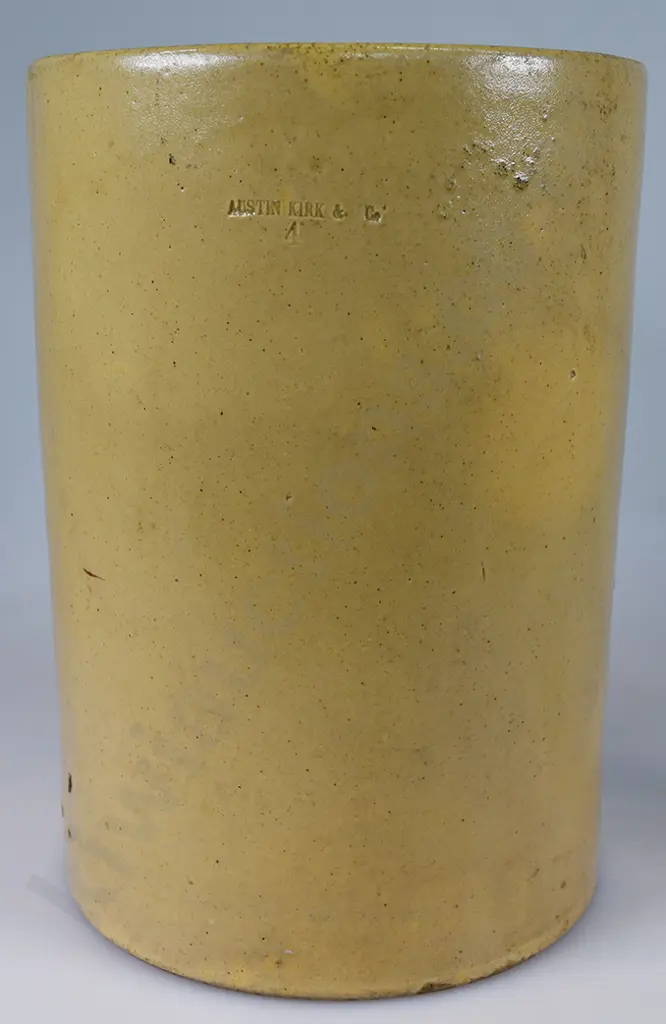 AUSTIN KIRK & CO STORAGE JAR Image 1++