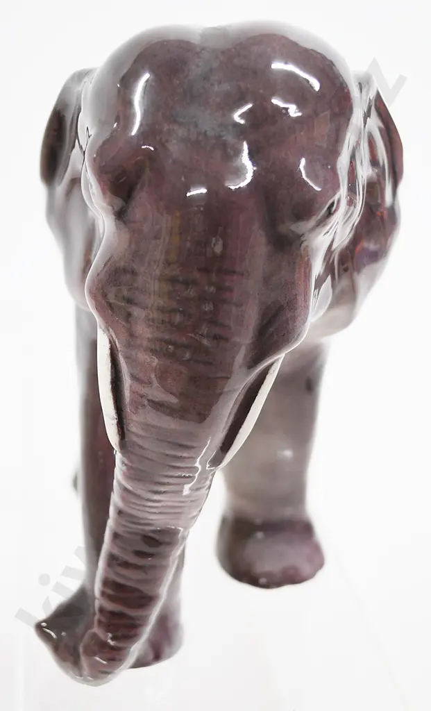 CROWN LYNN ELEPHANT LAVENDER/GREY Image 1++