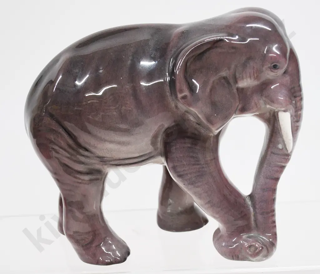 CROWN LYNN ELEPHANT LAVENDER/GREY Image 1++