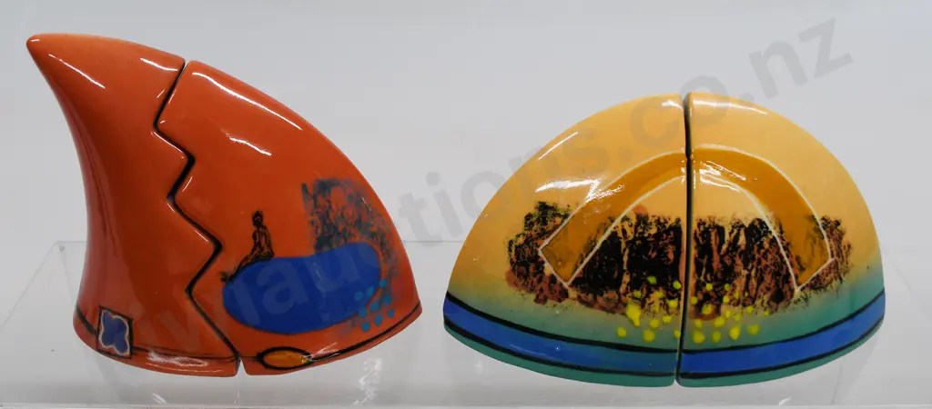 BRENDAN ADAMS POTTERY SALT & PEPPERS Image 1++