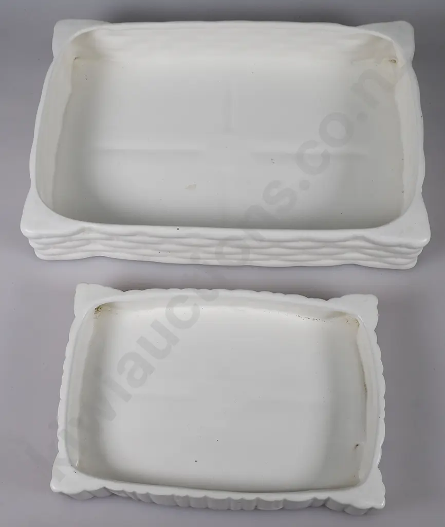 CROWN LYNN BAMBOO FLAT BOWL NUMBER 365 , BAMBOO BOWL NUMBER 651 Image 1++