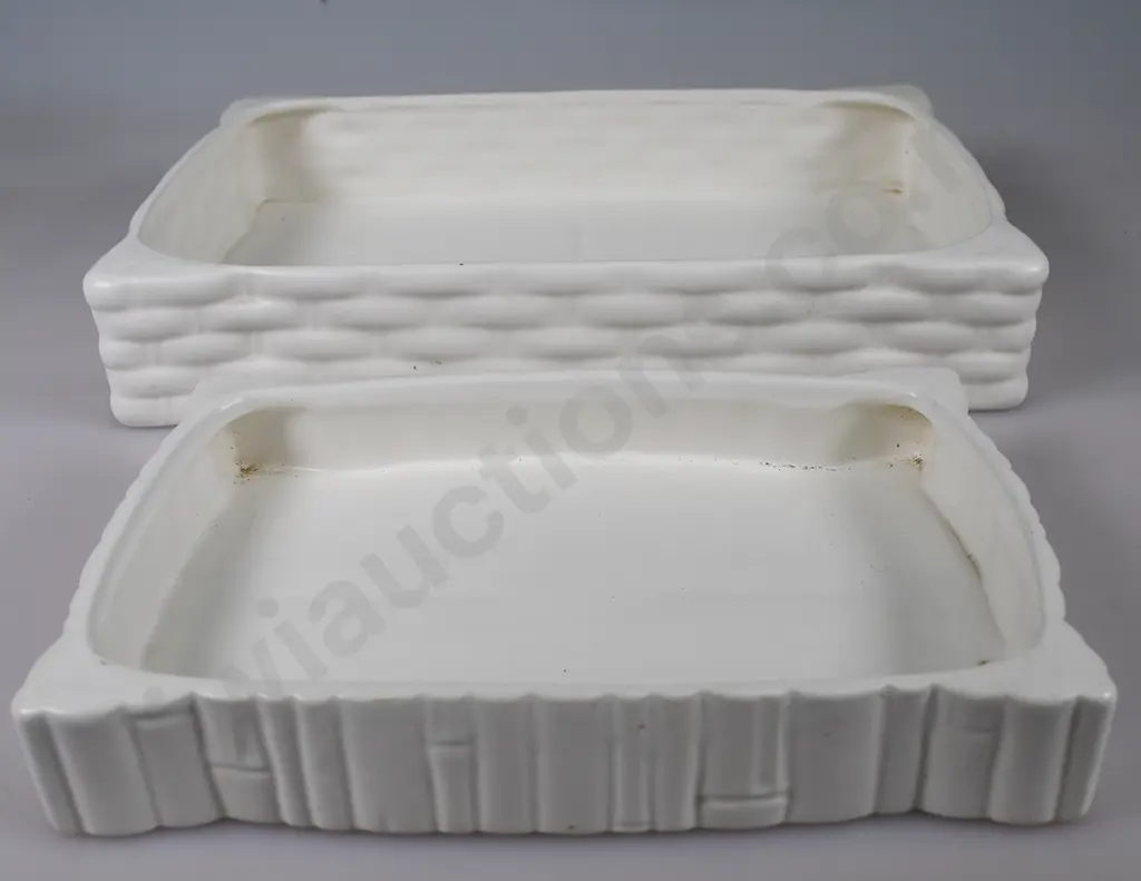 CROWN LYNN BAMBOO FLAT BOWL NUMBER 365 , BAMBOO BOWL NUMBER 651 Image 1++