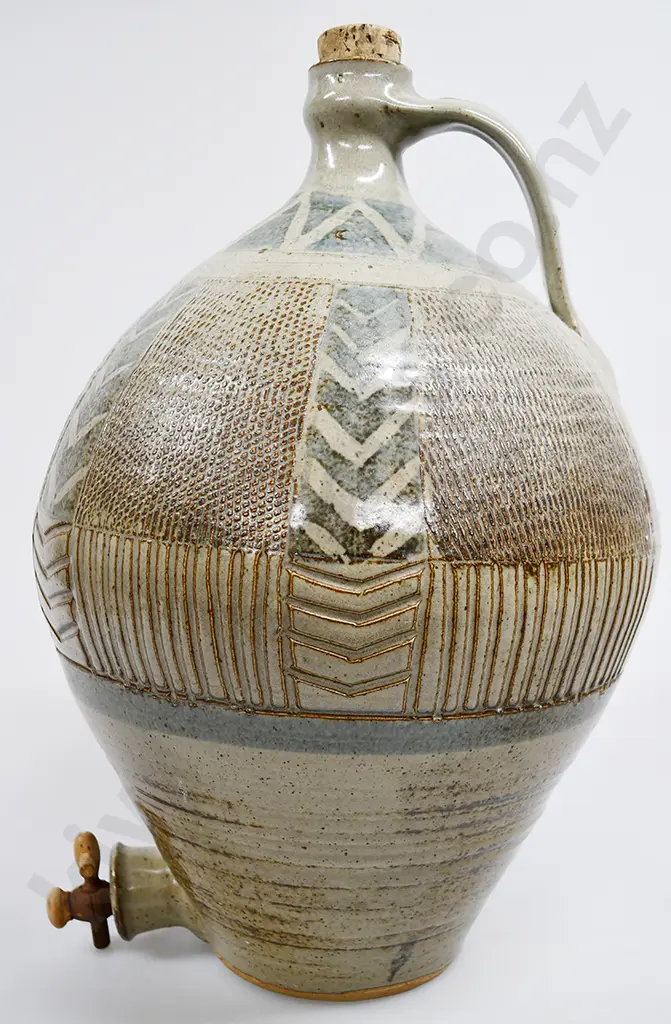 JACK LAIRD LARGE POTTERY WINE DISPENSER Image 1++