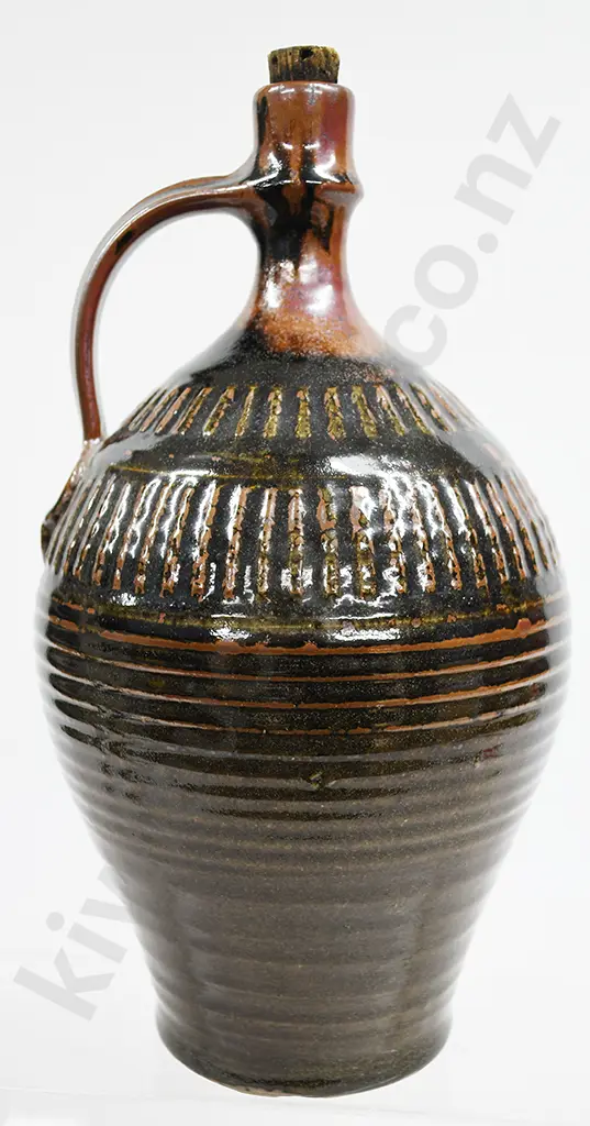 JOHN CRAWFORD LARGE POTTERY BOTTLE JUG Image 1++