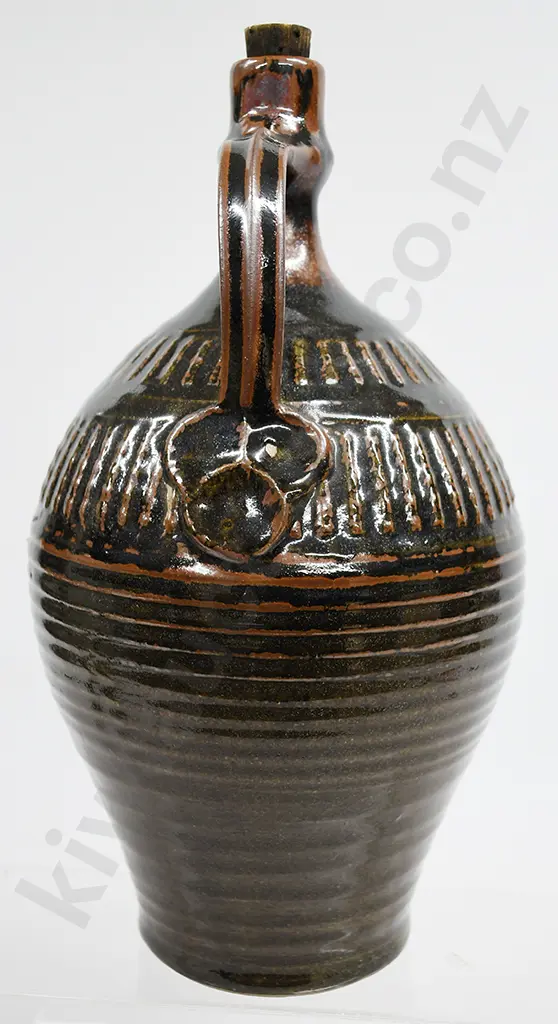 JOHN CRAWFORD LARGE POTTERY BOTTLE JUG Image 1++