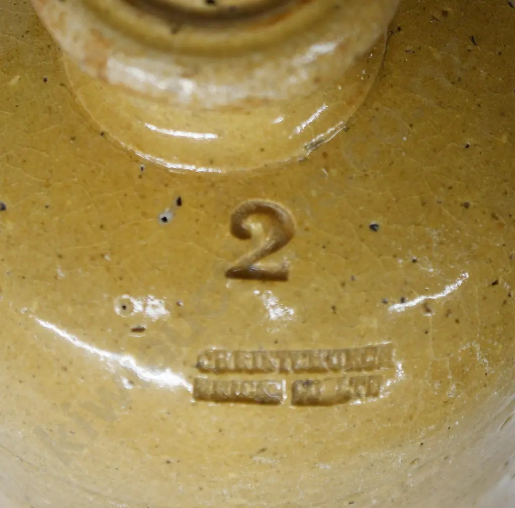 CHRISTCHURCH BRICK CO EARLY HOT WATER BOTTLE Image 1++