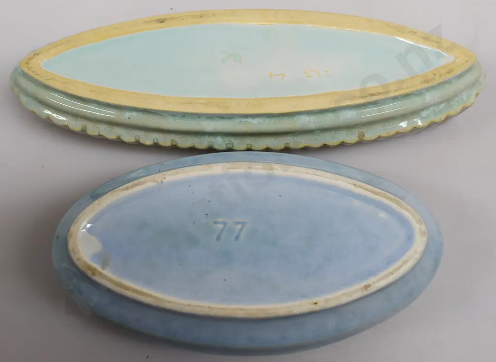 CROWN LYNN LARGE VASES NUMBERS 74 & 77 Image 1++