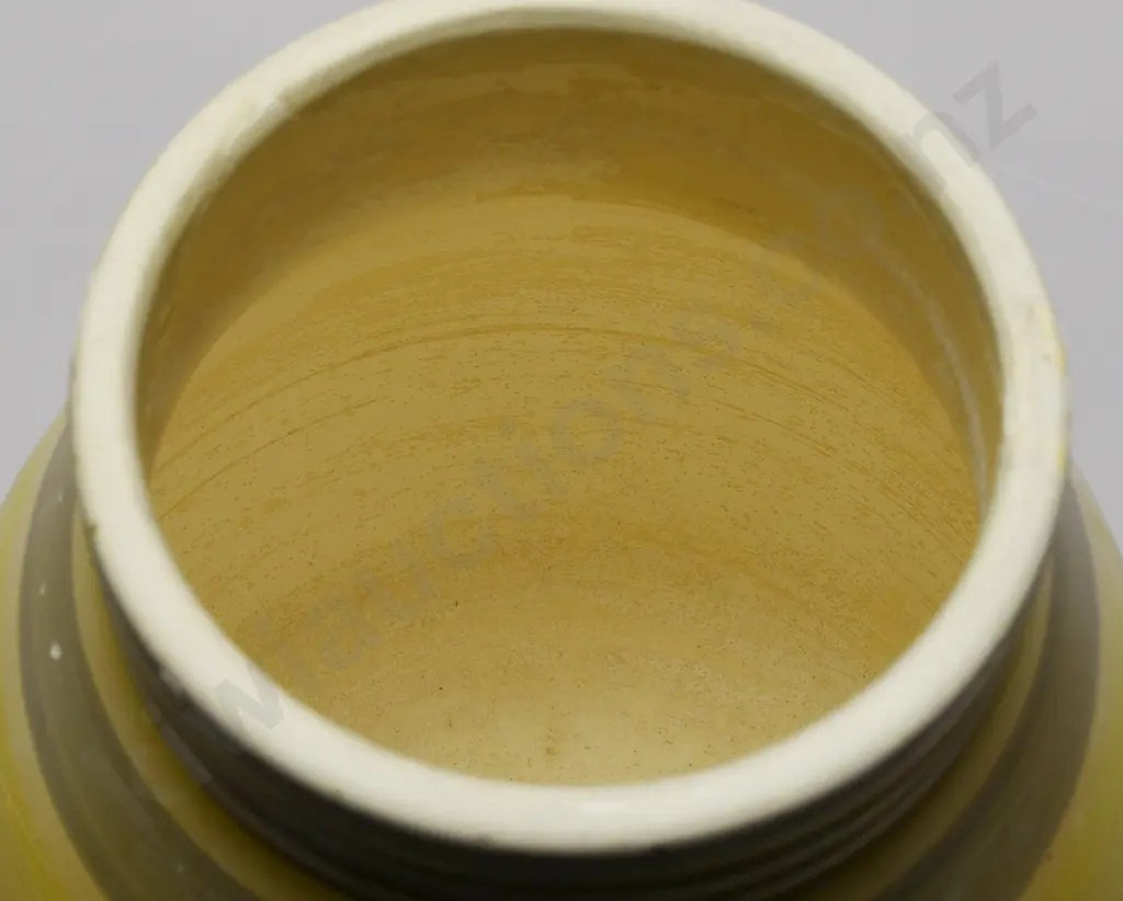 CROWN LYNN PAINTED HAND POTTED VASE NUMBER 13  Image 1++