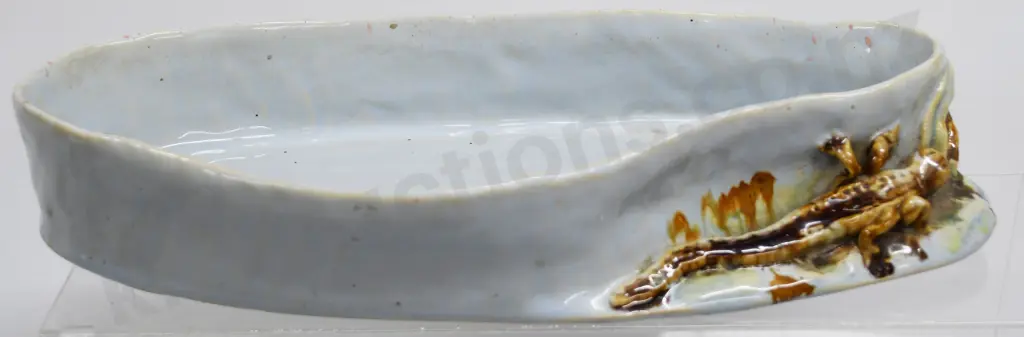 MOLLE’ POTTERY LIZARD TROUGH POSY VASE Image 1++