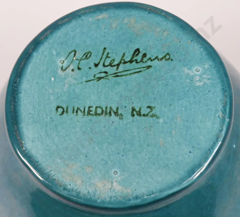 OC STEPHENS DUNEDIN  DECORATED VASES Image 1++