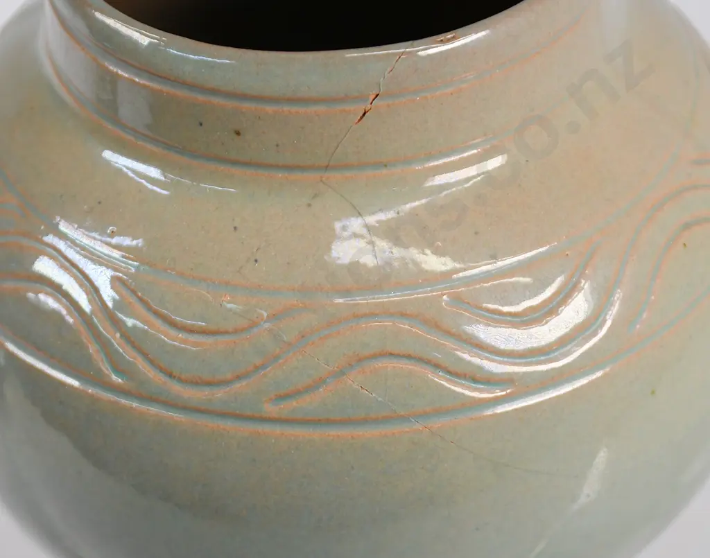 OC STEPHENS DUNEDIN  DECORATED VASES Image 1++