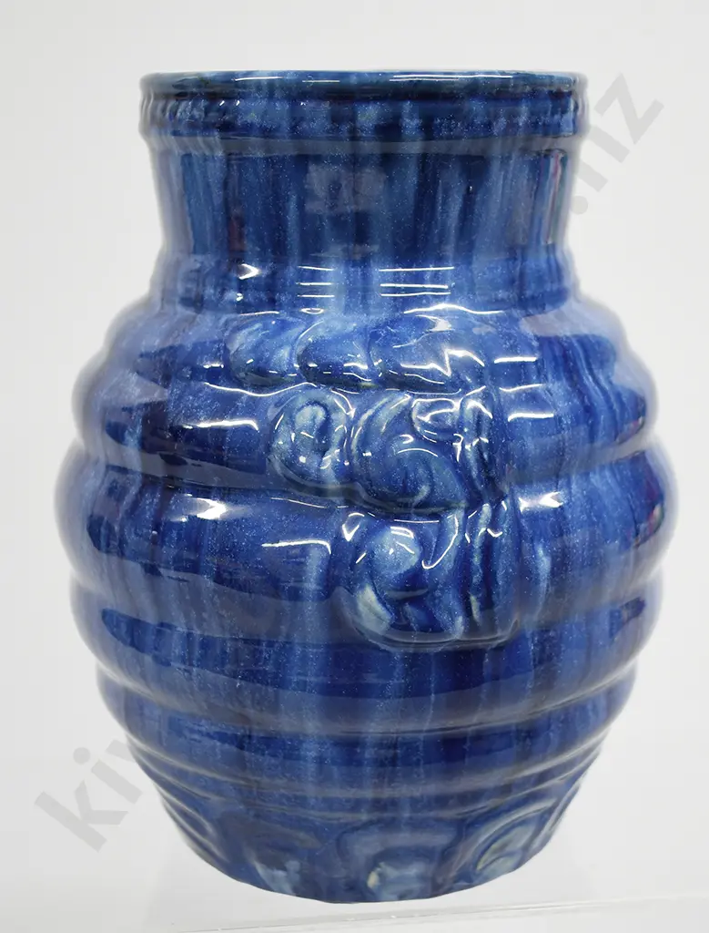 TEMUKA WARE BLUE VASE Image 1++