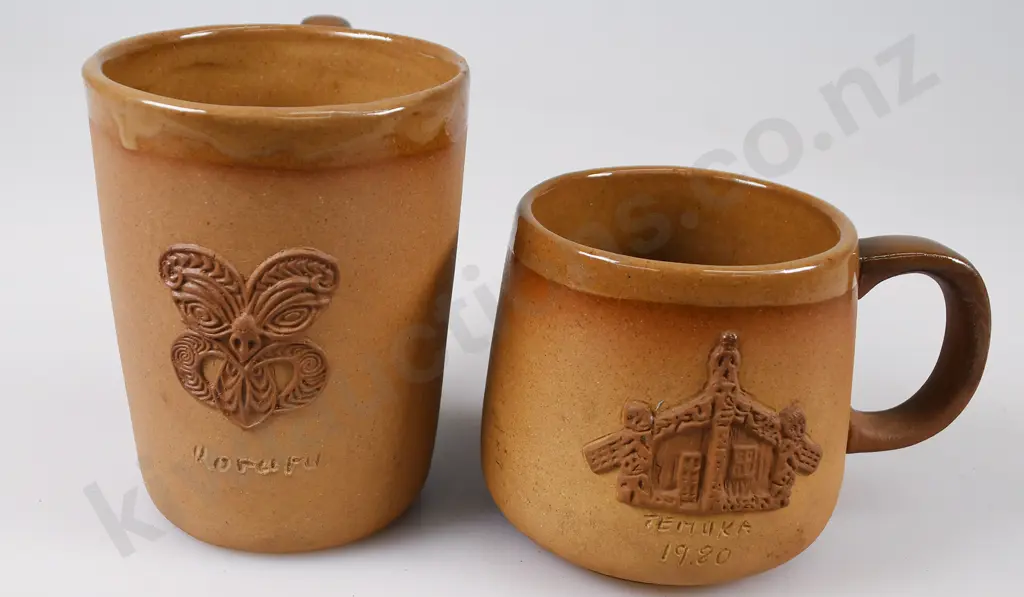 TE RONA NEW ZEALAND THEMED MUGS IN RELIEF Image 1++