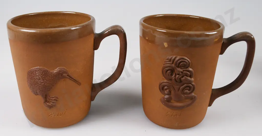 TE RONA NEW ZEALAND THEMED MUGS IN RELIEF Image 1++