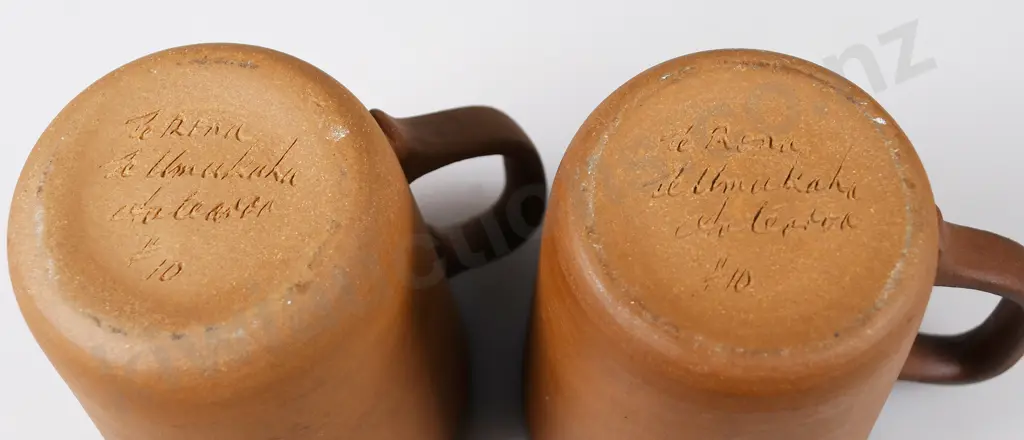 TE RONA NEW ZEALAND THEMED MUGS IN RELIEF Image 1++