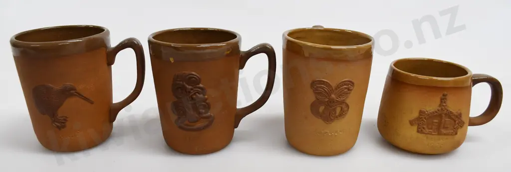 TE RONA NEW ZEALAND THEMED MUGS IN RELIEF Image 1++