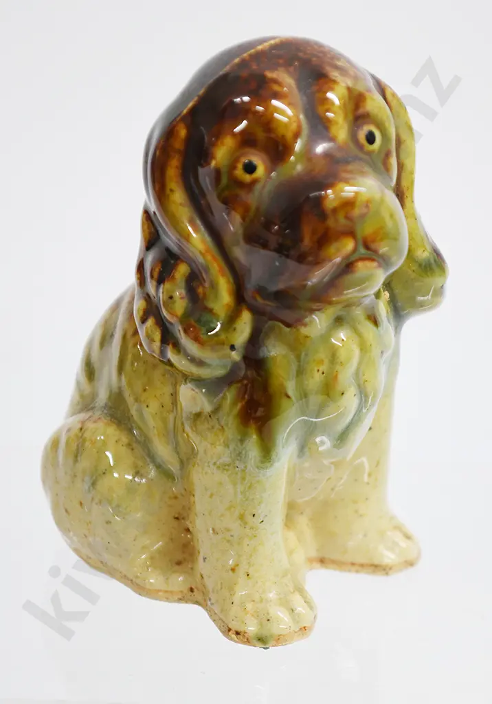 GRUPP SPRING CREEK STUDIO POTTERY SPANIEL Image 1++