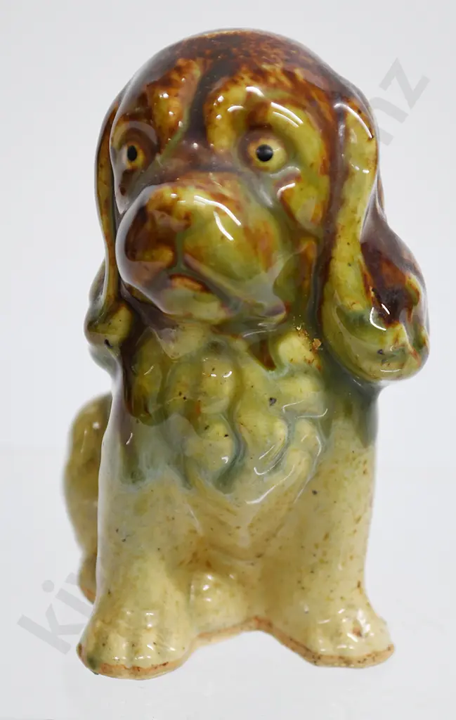 GRUPP SPRING CREEK STUDIO POTTERY SPANIEL Image 1++