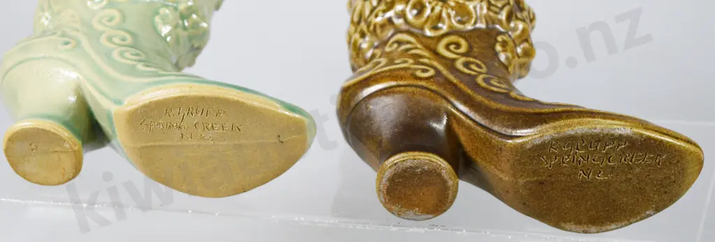 GRUPP SPRING CREEK STUDIO POTTERY BOOTS Image 1++