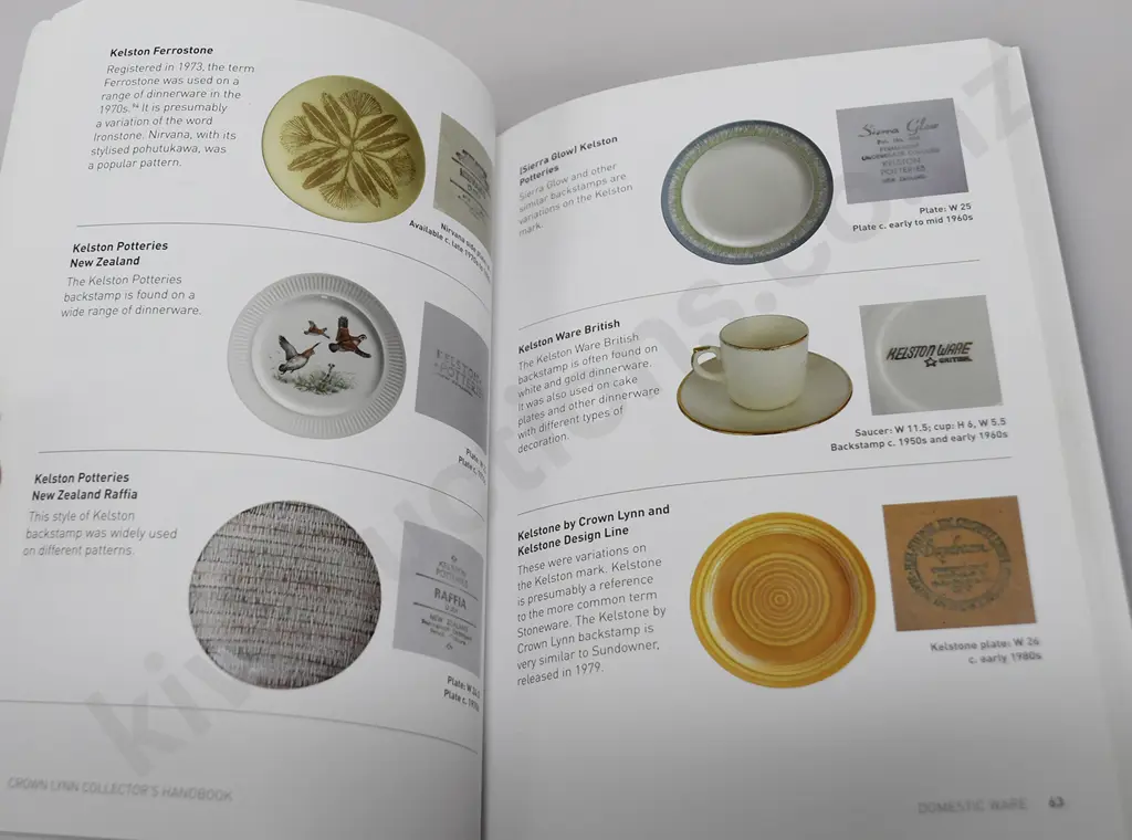 CROWN LYNN COLLECTORS HANDBOOK VALERIE MONK Image 1++