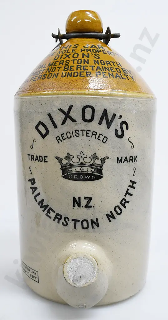 DIXON'S PALMERSTON NORTH STONE JAR Image 1++