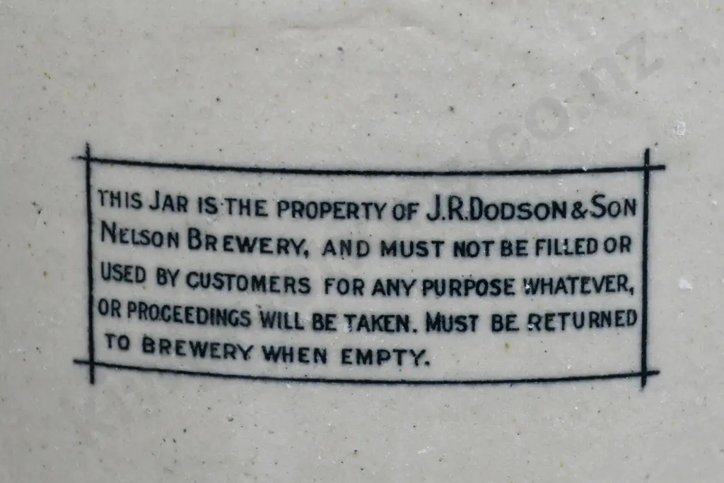 DODSON NELSON 3 GALLON STONE JAR Image 1++