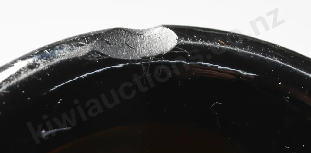 ROSE & CO BLACK GLASS CORDIAL LARGE SIZE Image 1++