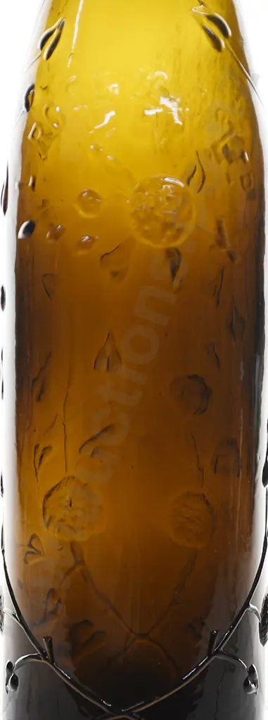 ROSE & CO BLACK GLASS CORDIAL LARGE SIZE Image 1++