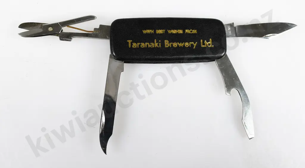 TARANAKI BREWERY LTD BOXED POCKET KNIFE Image 1++