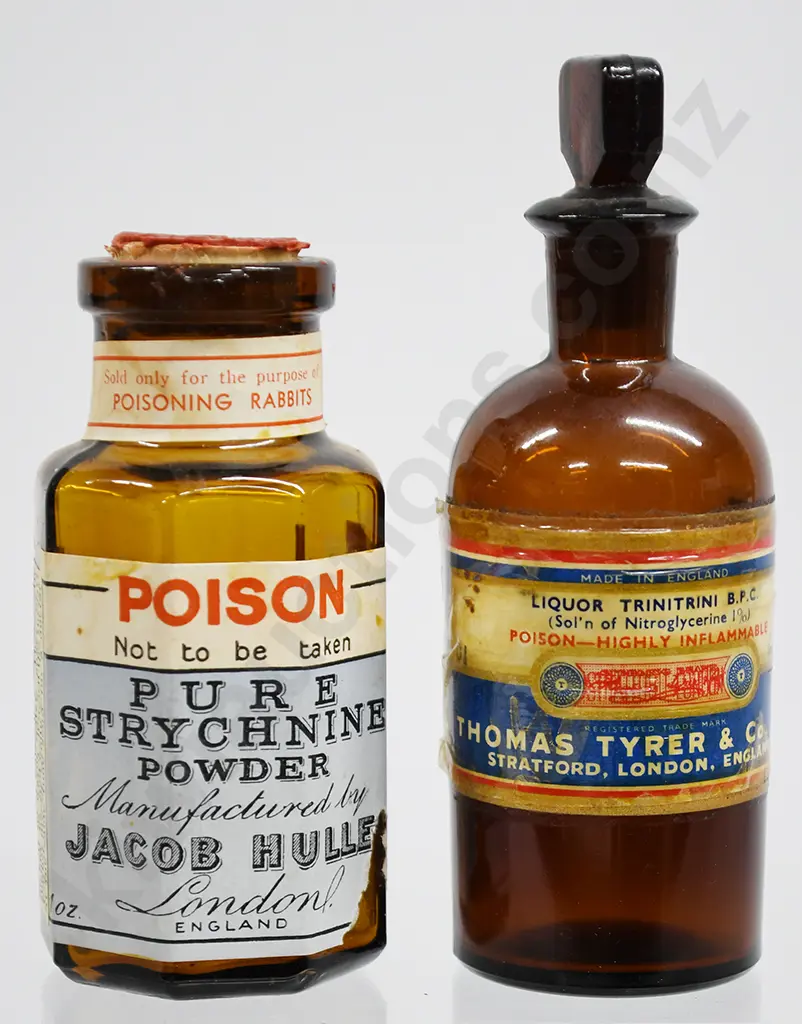 2 LABELLED POISONS Image 1++