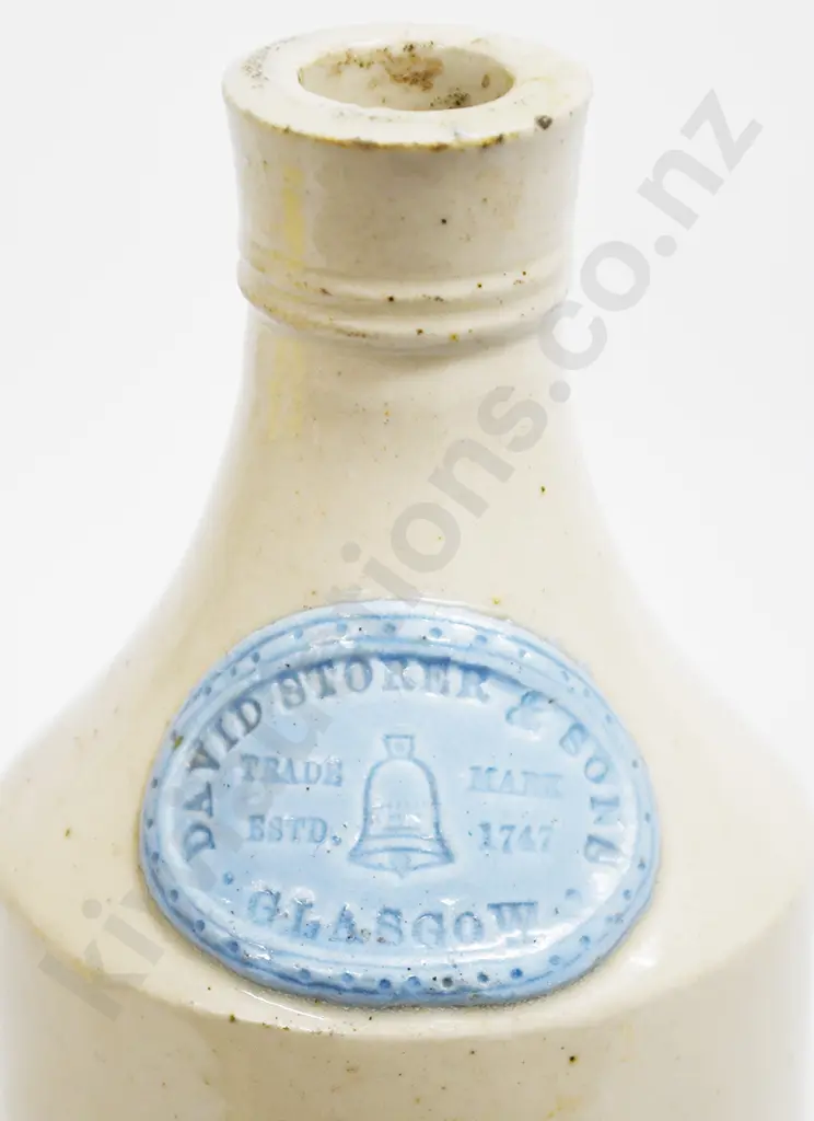 STORER GLASGOW STONEWARE HOUSEHOLD BOTTLE Image 1++
