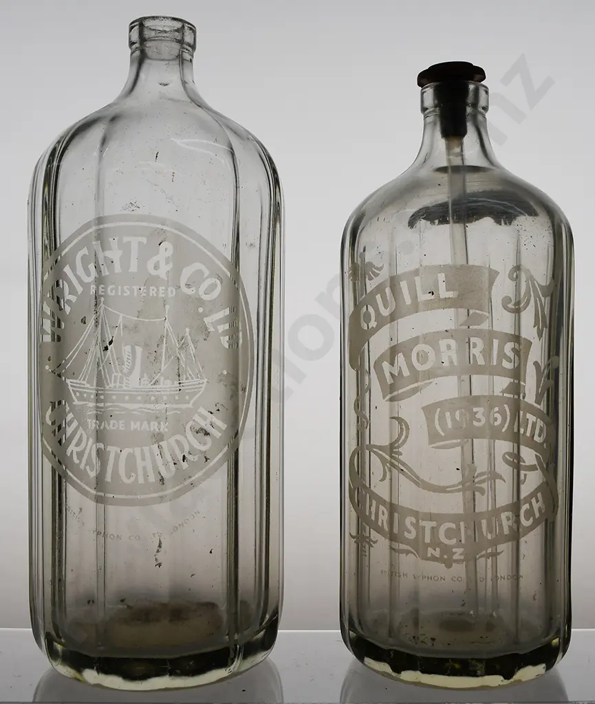 UNRECORDED CHRISTCHURCH SODA SYPHONS Image 1++